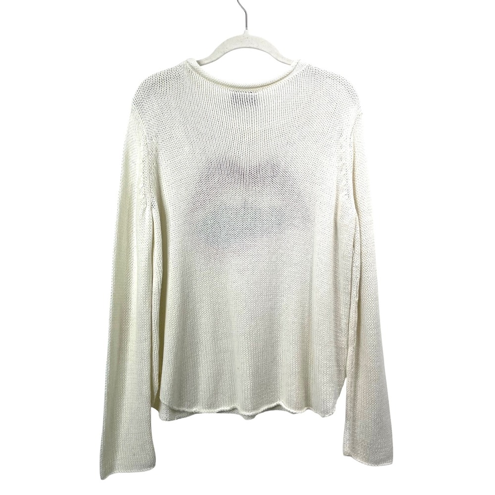 Wooden Ships rainbow lips sweater Size M/L cream boho festival - Picture 8 of 8